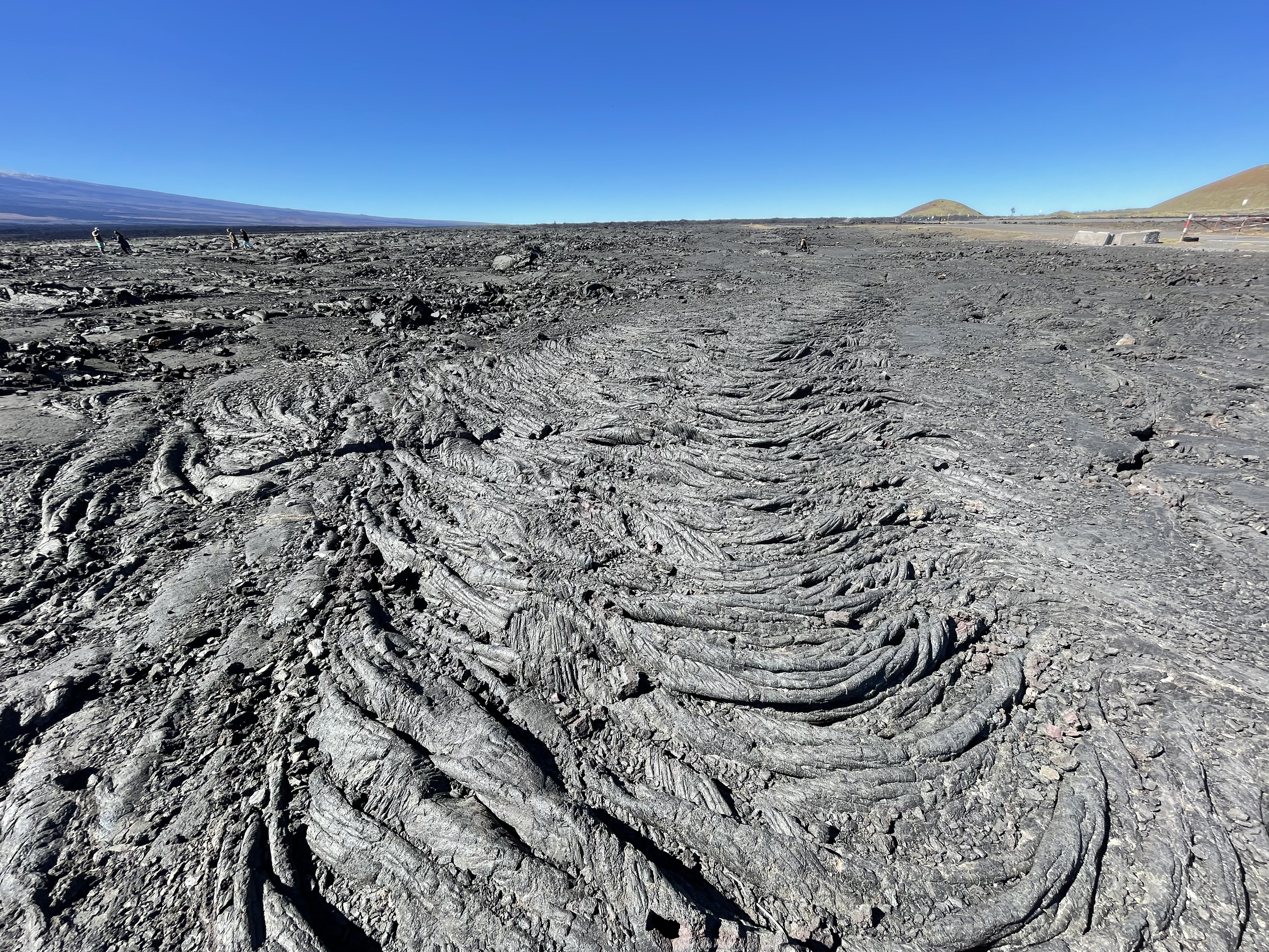 Volcanic terrain along Saddle Road
