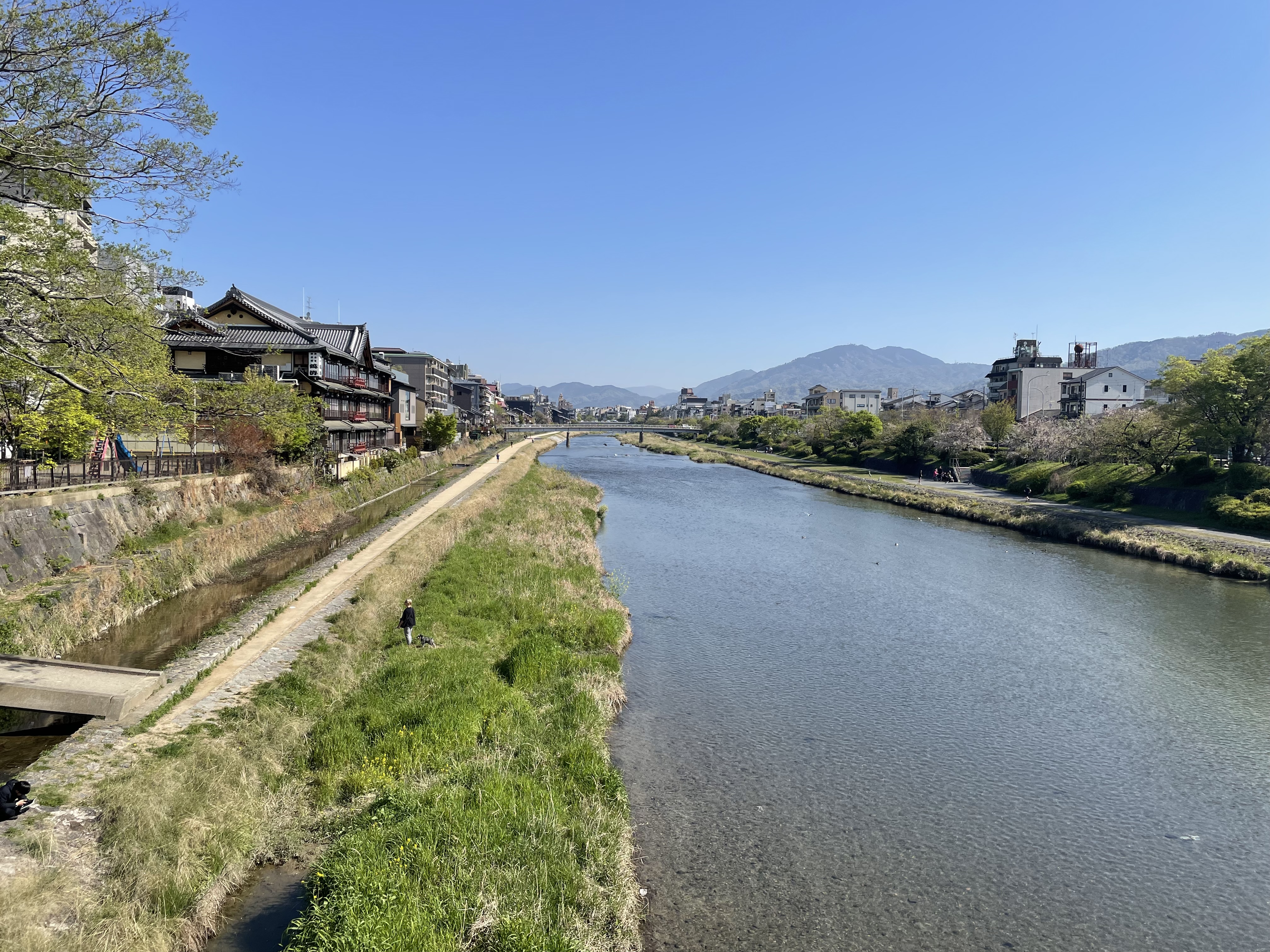 View along Kamogawa